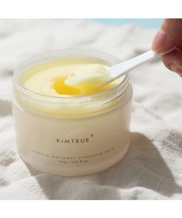 KIMTRUE 2-in-1 Makeup Remover Cleansing Balm with Bilberry & Moringa Seed Extracts - Gentle & Nourishing - 100g/3.53 oz - Suitable for All Skin Types - Buy Online on GoSupps.com