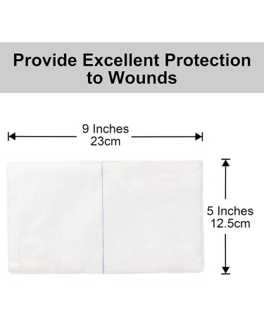 Sterile ABD Combine Pads - 25 Count, 5x9 Individually Wrapped, Absorbent First Aid Pads - Buy Online on GoSupps.com