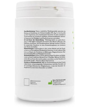 Zeobent Med 600 Detox Capsules - High-Dose Zeolite Clinoptilolite for Heavy Metal Detox Pharmacy Quality 100% Pure Zeolith Bentonite 600 Pieces International Shipping Available - Buy Online on GoSupps.com