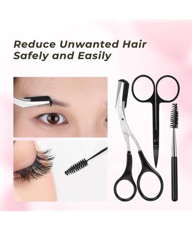 MAEXUS 11 in 1 Eyebrow Kit for Women - Stainless Steel Trimmer, Comb, Clip, Scissors - Beauty Shaping Set - Buy Online on GoSupps.com