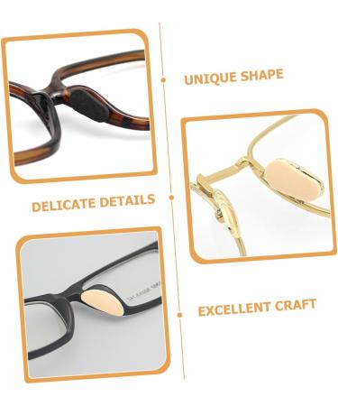 Buy BUIFULSIC 40 Leaves Nose Pads - Self-Adhesive Silicone & Sponge Replacement for Comfortable Skin-Friendly Glasses Protection - Buy Online on GoSupps.com