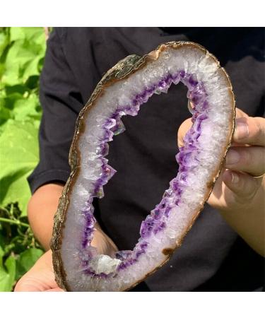 Amethyst Stone 275G Natural Amethyst geode Quartz Cluster Specimen ningxiao - Buy Online on GoSupps.com