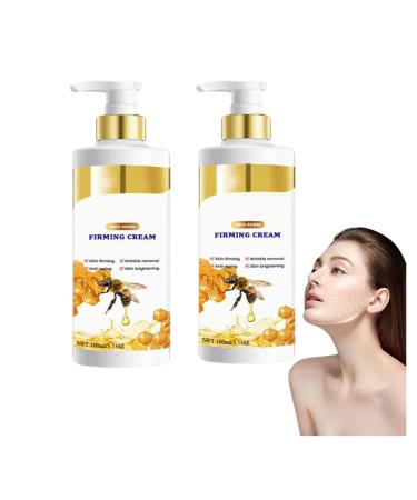 JIAOY Set of 2 firming anti-aging creams with bee venom - Skin care serum - Restores skin elasticity - Natural skin firming serum for everyone