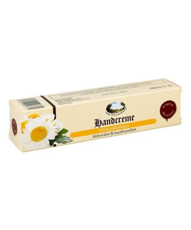 Hand cream with chamomile flowers