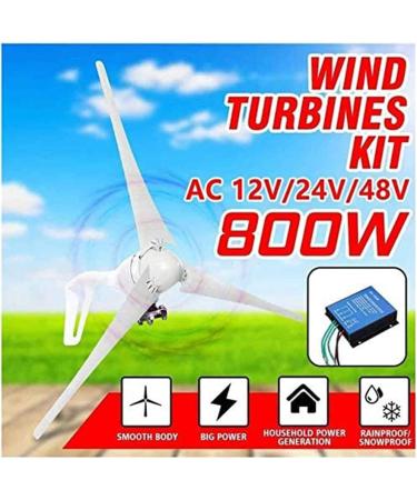 Wind Turbines Wind Turbines Generator 3 Blades Miniature Wind Turbines Residential Home with Controller for Home Use 12V (24V) - Buy Online on GoSupps.com