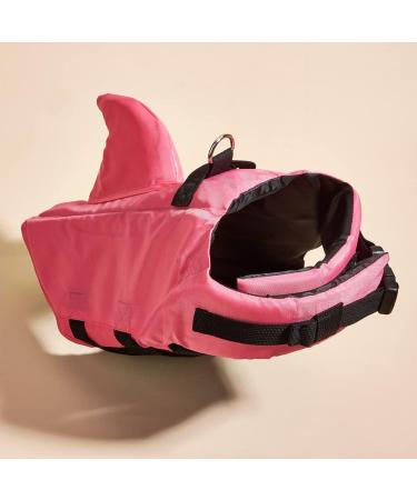 Snik-S Dog Life Jacket - Adjustable Belt Shark Pet Preserver for Short-Nose Dogs (Pug, Bulldog, Poodle, Bull Terrier, Golden Retriever) - XL Blue, Small Pink - Buy Online on GoSupps.com