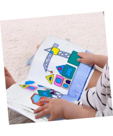 Buy Abaodam 4-Piece Functional Book Travel Toys - Interactive Busy Books for Toddlers & Babies - Soft Fabric Educational Toys - Buy Online on GoSupps.com