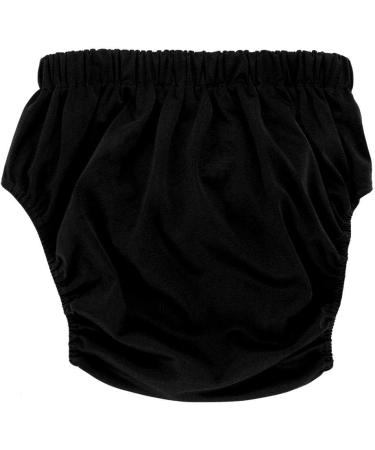 Baverta Adult Cloth Diaper - Adjustable Large Reusable Diapers for Adults (4 Pack Black404) | Eco-Friendly & Comfortable - Buy Online on GoSupps.com