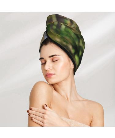 Vintage Wooden Bucket Microfiber Hair Towel - Super Absorbent Coral Velvet Wrap for Long Curly & Thick Hair - Quick Dry for Women - Buy Online on GoSupps.com