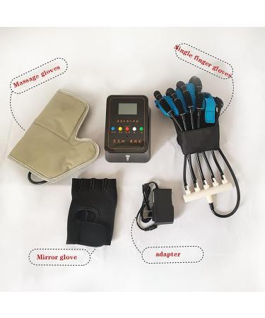 ZZBB Rehabilitation Robot Finger Orthoses Electric Rehabilitation Auxiliary Training Gloves Soft Resting Hand Splint for Flexion Contracture Finger Left Small - Buy Online on GoSupps.com