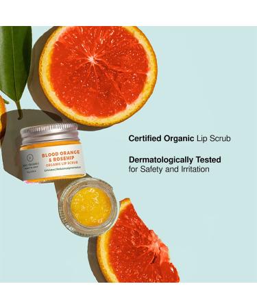 Organic Orange & Rosehip Lip Scrub | 10g - Natural Care for Dry Chapped Lips | Cruelty-Free & Pigmented Solution - Buy Online on GoSupps.com