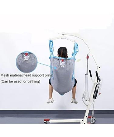 Toileting Sling Patient Lift Transfer Belt Home Use Patient Lifter Bariatric Handicap Lift Commode Full Body Sling Divided Leg Sling for Caregiver Elderly Disabled Blue M Blue M - Buy Online on GoSupps.com