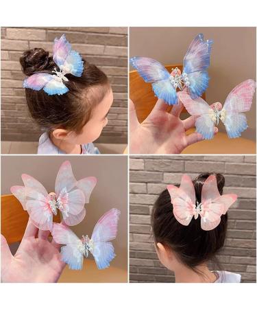 2023 New Large Gradient Moving Butterfly Hair Clips - 2 Pcs Set | Cute Sparkly Hair Accessories for Girls - Buy Online on GoSupps.com