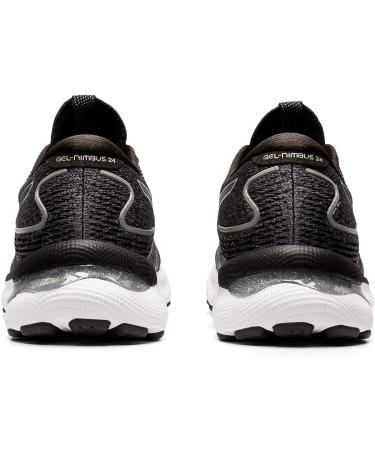 ASICS Women's Gel-Nimbus 24 Running Shoes 8 - Black/Pure Silver - Buy Online on GoSupps.com