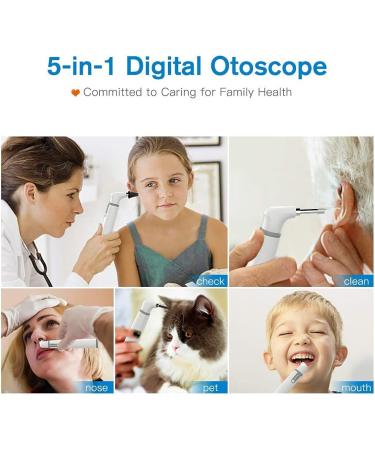 Wireless Otoscope 3.9mm Ultra-Thin WiFi Ear Scope Camera with Earwax Removal Tool, 6 LED Lights, Gyroscope | Ear Cleaner Endoscope for Android and iPhone - Buy Online on GoSupps.com