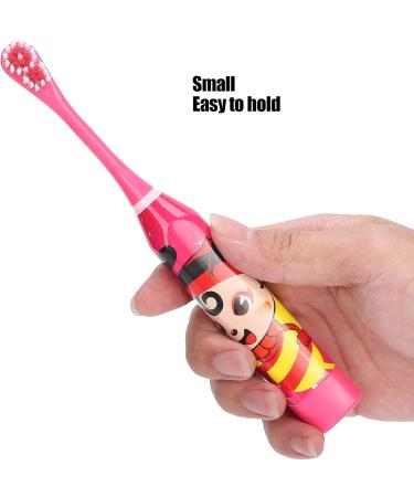 Children's Electric Toothbrush - Cartoon Pattern Oral Care for Kids 3+ (Red) - Buy Online on GoSupps.com