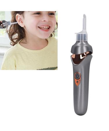 Electric Ear Vacuum Cleaner - LED Light Ear Cleaning Tool for Children & Adults | USB Rechargeable Ear Wax Removal Tool (Black) - Buy Online on GoSupps.com