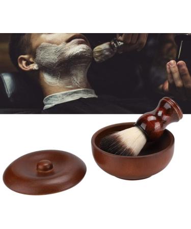 Premium Wooden Shaving Set Gift for Dad & Husband - Razor Foam Soap Brush & Bowl - Brown - Buy Online on GoSupps.com