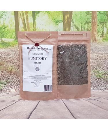 Health Embassy Common Fumitory Herb Tea | Fumaria Officinalis L | Fumeterre Officinale Herbe Tisane 50g - Buy Online on GoSupps.com
