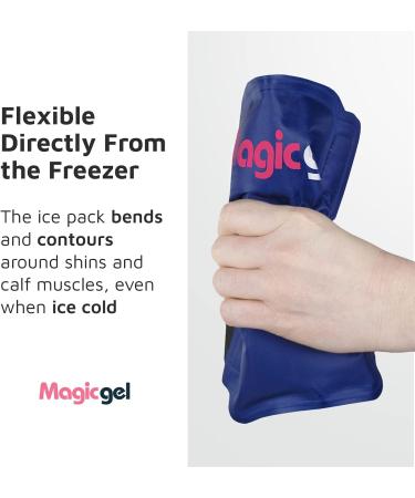 Shin Splint Relief Combo: Cryoball & Stretch Bands | Hot & Cold Therapy for Leg Pain | Magic Gel - Buy Online on GoSupps.com