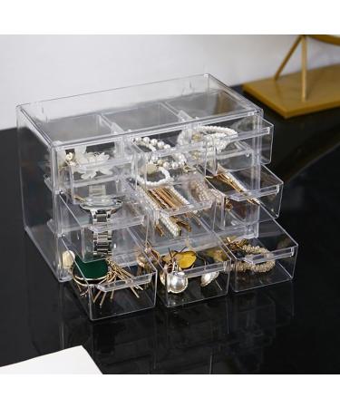 Qxiao Contact Lens Storage Box - 6/9/12 Compartments Large Capacity Transparent Plastic Organizer for Daily Use - Compatible with All Brands - Buy Online on GoSupps.com