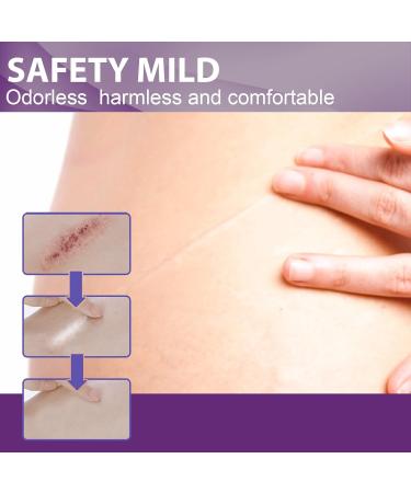 Actsyl-3 Silicone Scar Removal Sheets - Professional Grade for Surgery, Burns, Keloids & Stretch Marks - Reusable for Old & New Scars - 4 Sheets for Glowing Skin Care - One Size - Buy Online on GoSupps.com