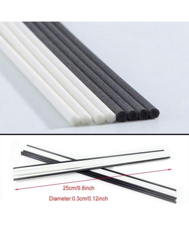 200 Premium Fragrance Sticks for Essential Oils - Refill Diffuser Sticks (100 White + 100 Black) for Home Office Spa & Bedroom - Buy Online on GoSupps.com