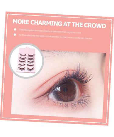 minkissy 15 Pairs Fake Eyelashes Faux Wispy Eyelashes False Eyelashes Natural Look Beauty Faux Eyelashes Diy Fake Eyelash Natural False Eyelashes Natural Fake Eyelash Fluffy Fiber Extend 3d - Buy Online on GoSupps.com