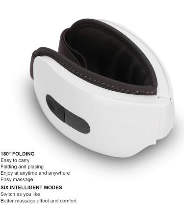 Air Pressure Eye Massage Device - Hot Compressed & Vibration Eye Massager for Dry Eye Relief & Fatigue Reduction | Adjustable Rubber Band - Buy Online on GoSupps.com