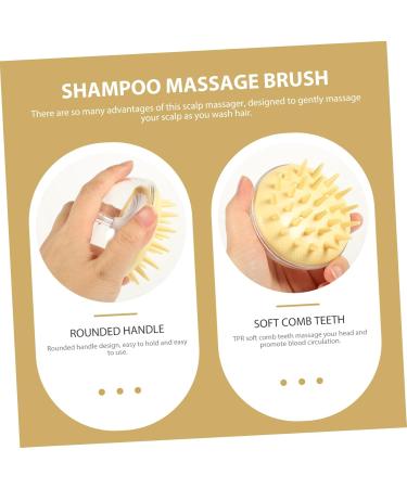 FRCOLOR Multifunctional Scalp Shampoo Brush Set 2 Pieces for Travel and Home Use - Buy Online on GoSupps.com