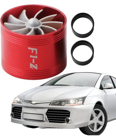 JPSDOW Auto-Turbonator - One-Sided Turbo Charger for Cars Campers RVs & SUVs | Red Turbine Supercharger Substitute - Buy Online on GoSupps.com