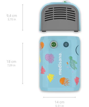 Medisana 155 Inhaler - Compressor Nebulizer for Adults & Children | Asthma & Cold Relief with Accessories - Buy Online on GoSupps.com