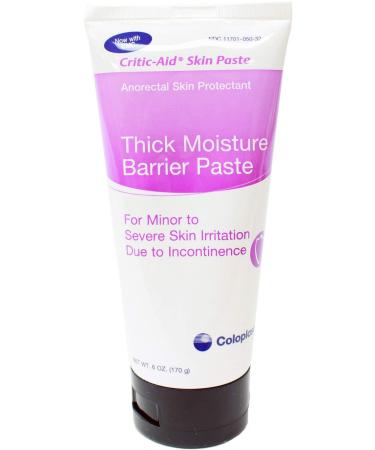 Critic-Aid Skin Paste - Anorectal Skin Protectant / Barrier Paste 6 oz Tube