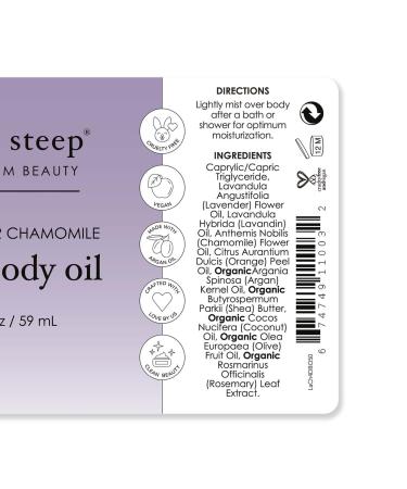 Buy Deep Steep Lavender Chamomile Dry Body Oil 2oz | Nourishing Skin Moisturizer | International Shipping Available - Buy Online on GoSupps.com