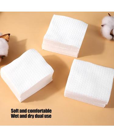Premium Cotton Makeup Removal Pads - 1600 Soft Thick Skin-Friendly Water-Absorbent Fibers | Ideal for Daily Use - Buy Online on GoSupps.com