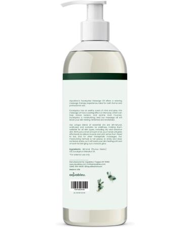 Eucalyptus Massage Oil 100% Pure - Natural Soothing Massage Therapy for Skin & Muscles - 12 fl oz All-Natural Relaxation for Men & Women - Buy Online on GoSupps.com