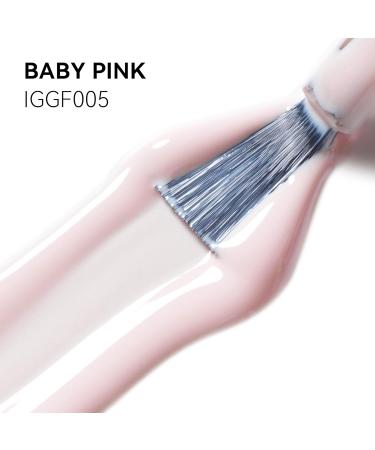 MEGIOR Light Pink Gel Nail Polish 15ml Baby Pink Gel Polish High Gloss Soak Off UV LED Nail Gel Polish for Nail Art Manicure Salon DIY Home Gift for Girls - Buy Online on GoSupps.com