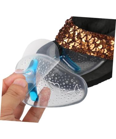 FRCOLOR Gel Slipper Pads for Athletes | 9 Pairs Metatarsal Foot Toe Cushion for High Heels & Comfort | Clear Forefoot Insoles - Buy Online on GoSupps.com