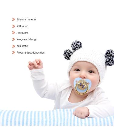 Buy Soft Touch Silicone Baby Pacifier | Antistatic & Stylish | Newborn to 18 Months - Blue - Buy Online on GoSupps.com
