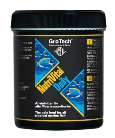 Grotech NutriVital Daily 2-6mm 175g - The Only Food for All Marine Fish