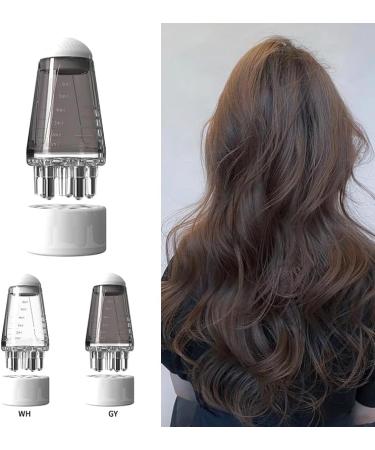 Hair Oil Applicator Bottle Hair Scalp Applicator Portable Liquid Oil Dispenser Root Comb Applicator Bottle Scalp Massage Comb with Roller Ball Mini Hair Raising Solid Hair Massage Tool (Grey) - Buy Online on GoSupps.com