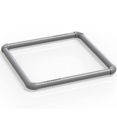 Auprotec Feed Ring for Pond Fish - Floating 30cm - 70cm with Holding Rope | Square 40cm Gray - Best for Garden Ponds - Buy Online on GoSupps.com