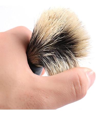 Buy Men's Back Razor Set - 4pcs Ultra-Soft Bristle Shave Brush & Handle - Perfect for Inner Shaving - Silver Spitz Roof Design - Buy Online on GoSupps.com