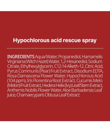 PURITO Hypochlorous Acid Facial Spray | Witch Hazel 5% + Forest Breeze | HOCl Facial Mist for Sensitive Redness-Prone Skin | Refreshing Toner Mist | Korean Skincare 100mL / 3.38 fl.oz - Buy Online on GoSupps.com