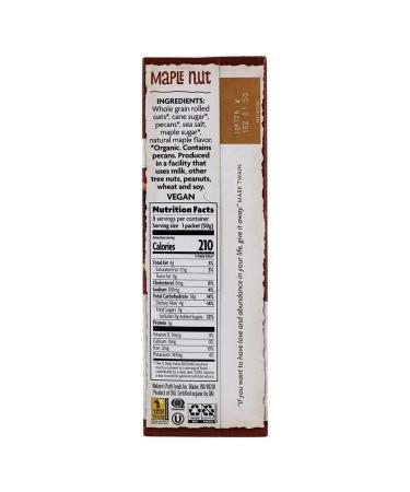 Nature's Path Organic Instant Oatmeal - Maple Nut, 8 Packets (14 oz) - Healthy Breakfast Option - Buy Online on GoSupps.com