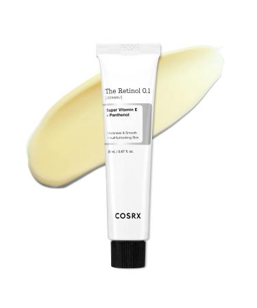 COSRX Retinol 0.1 Cream, Anti-aging Cream with 0.1% Retinoid Treatment for Face, Reduce Wrinkles, Fine Lines, Signs of Aging, Gentle Skin Care for Day & Night, Not Tested on Animals, Korean Skincare