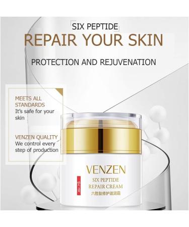VENZEN Six Peptide Repair Cream with Hexapeptide-11 Extract - 50g - Buy Online on GoSupps.com