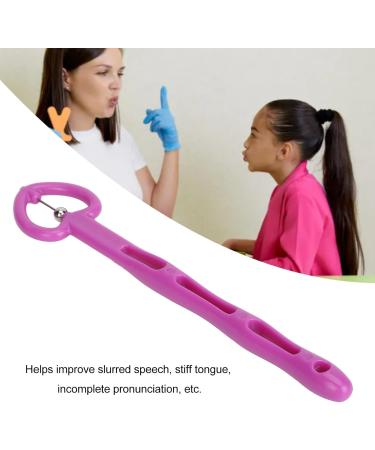 Tongue Trainer for Seniors | Oral Muscle Strengthening Device | Improve Speech & Flexibility | Durable ABS Material | Violet - Buy Online on GoSupps.com