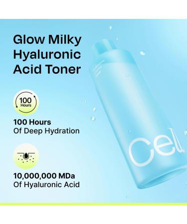 Celladix Hyaluronic Intense Toner 95% Pure Hyaluronic Acid with Rice Extract & Niacinamide for 100 Hours of Hydration & Radiant Glass-Skin Glow Korean Skincare 10.14 Fl Oz - Buy Online on GoSupps.com