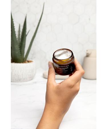 Fresh Rituals Vegan Face Moisturizer - Hyaluronic Acid & Aloe Vera Cruelty Free Natural Ingredients - Lightweight Daily Cream 2 oz - Buy Online on GoSupps.com